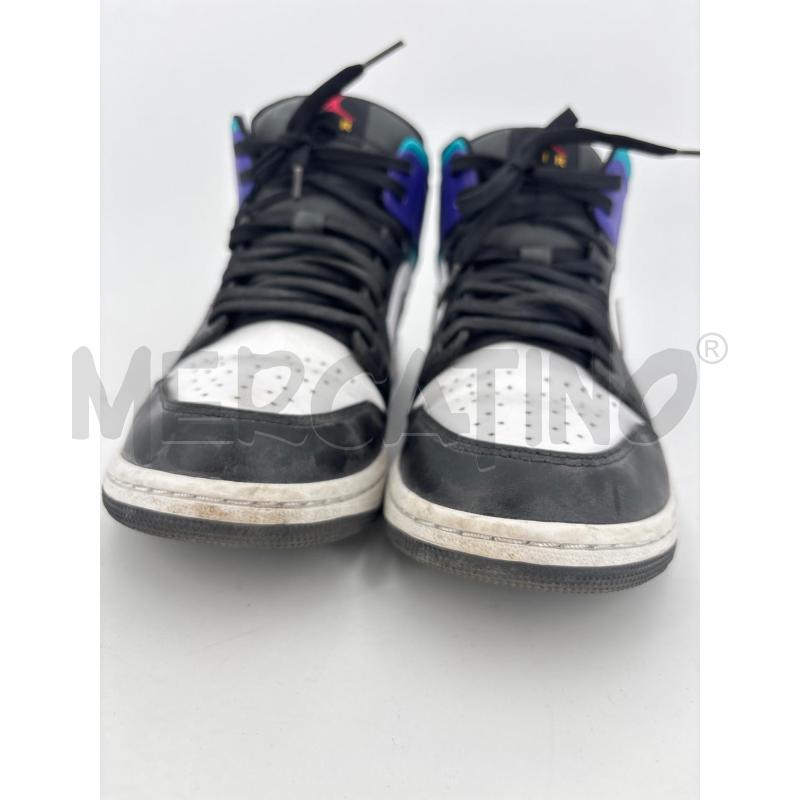 SNEAKERS JORDAN 1 MID COURT PURPLE TROPICAL TWIST  | Mercatino dell'Usato Roma torrevecchia 4