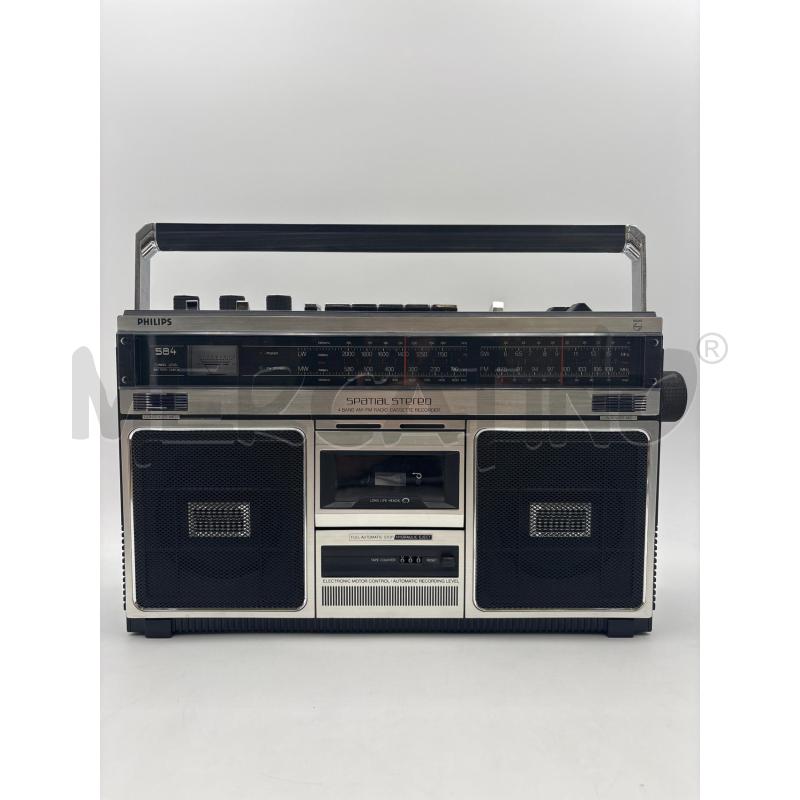 SPATIAL STEREO PHILIPS 584 FUNZIONANTE | Mercatino dell'Usato Roma torrevecchia 1