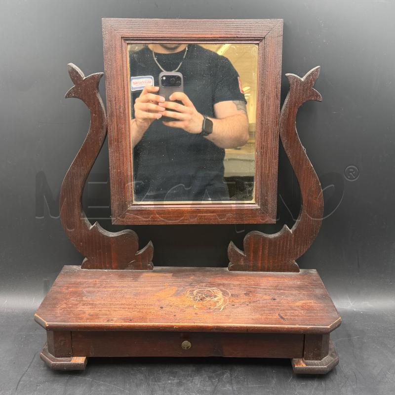 SPECCHIO LEGNO 1C | Mercatino dell'Usato Roma torrevecchia 1