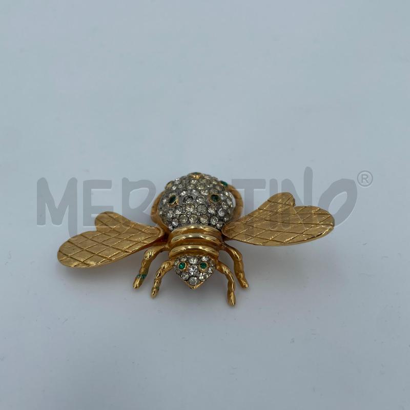SPILLA LIBELLULA DORATA STRASS  | Mercatino dell'Usato Roma torrevecchia 4
