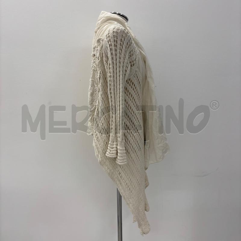 SPOLVERINO D SFIZIO BEIGE COTONE RICAMATO TRAF | Mercatino dell'Usato Roma torrevecchia 2