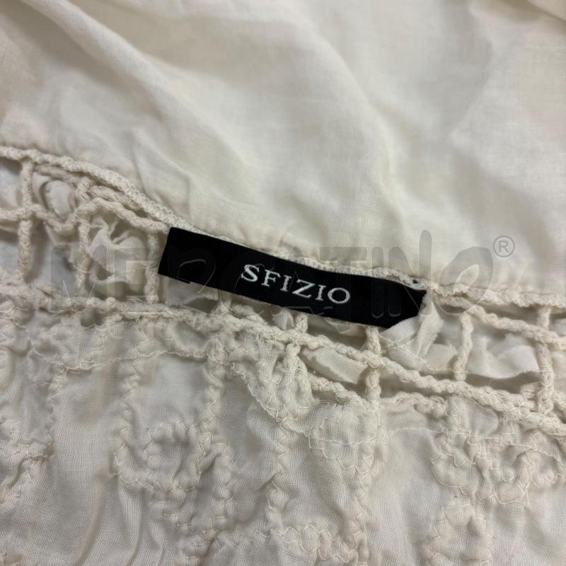 SPOLVERINO D SFIZIO BEIGE COTONE RICAMATO TRAF | Mercatino dell'Usato Roma torrevecchia 5
