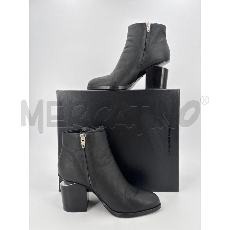STIVALETTI D ALEXANDER WANG NERI GABI  | Mercatino dell'Usato Roma torrevecchia 1