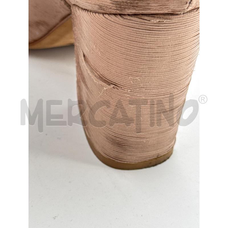 STIVALI D STELIO MALORI PELLE ROSA ANTICO OPEN TOE | Mercatino dell'Usato Roma torrevecchia 4
