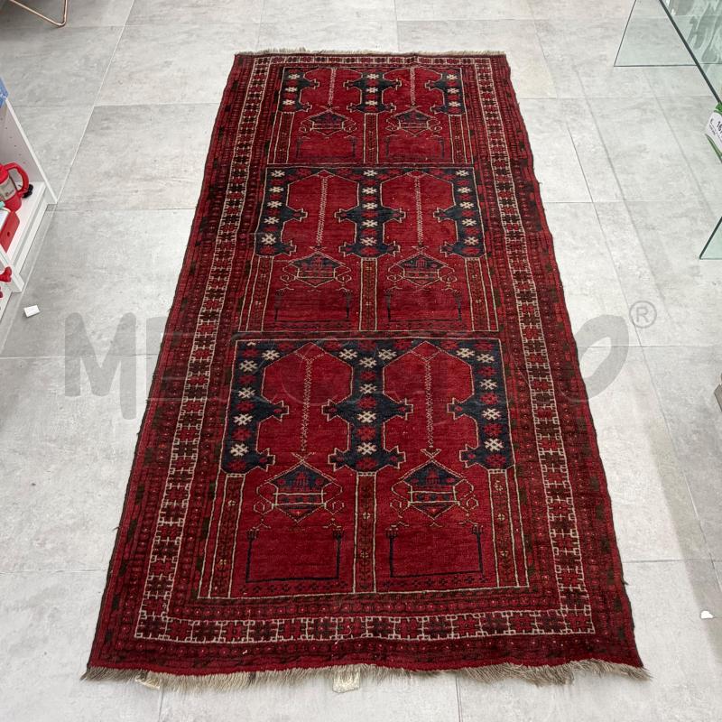 TAPPETO AFGANO ROSSO 235X118 CIRCA | Mercatino dell'Usato Roma torrevecchia 1