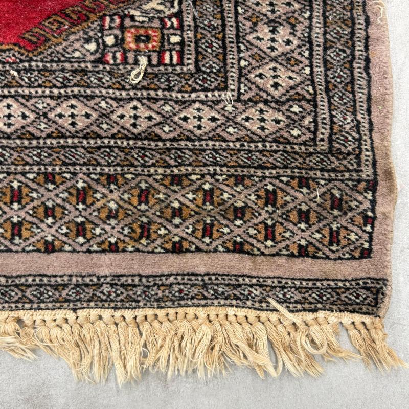 TAPPETO GUIDA KASHMIR MERRONE/ROSSO 276X78 | Mercatino dell'Usato Roma torrevecchia 2