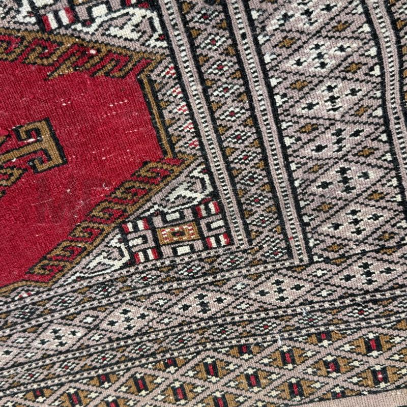TAPPETO GUIDA KASHMIR MERRONE/ROSSO 276X78 | Mercatino dell'Usato Roma torrevecchia 4