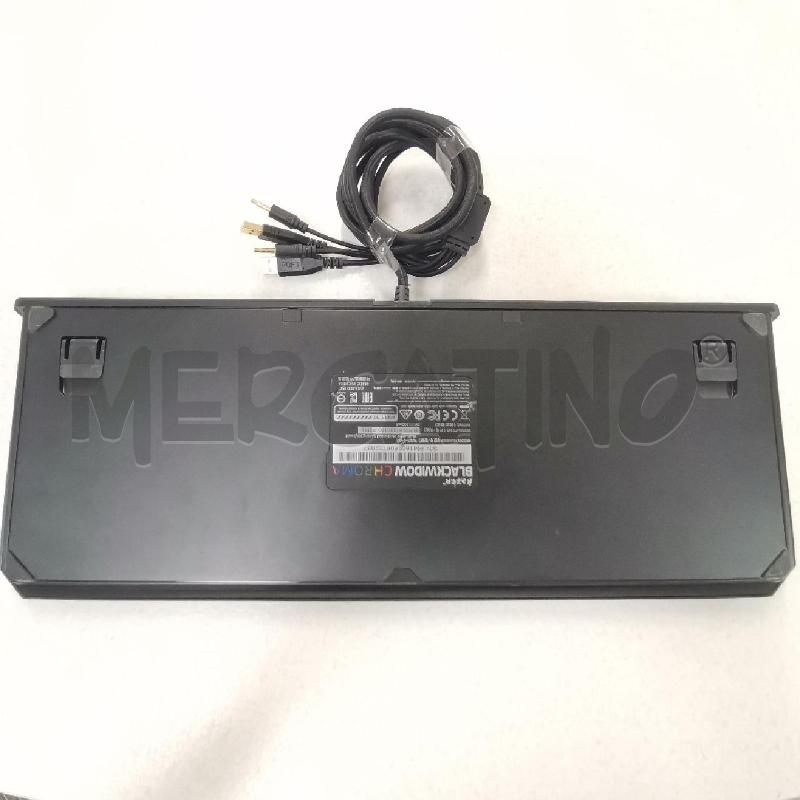 TASTIERA RAZER BLACKWIDOW CHROMA | Mercatino dell'Usato Roma torrevecchia 4