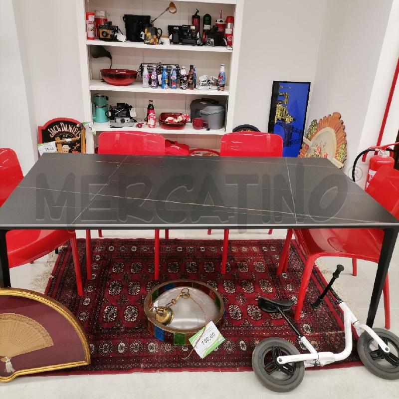 TAVOLO EFFETTO MARMO 180X90CM | Mercatino dell'Usato Roma torrevecchia 1