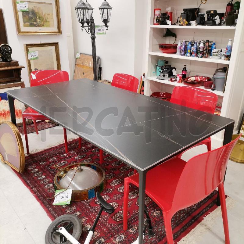 TAVOLO EFFETTO MARMO 180X90CM | Mercatino dell'Usato Roma torrevecchia 2