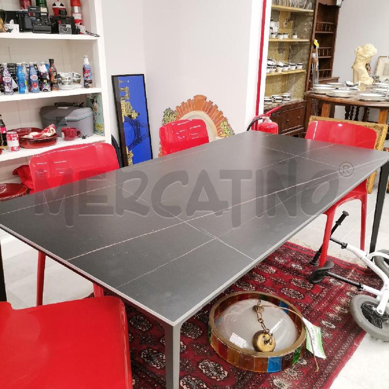 TAVOLO EFFETTO MARMO 180X90CM | Mercatino dell'Usato Roma torrevecchia 3
