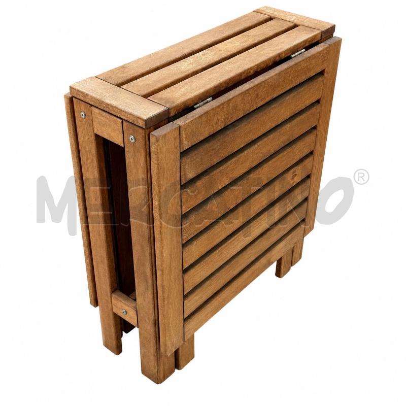 TAVOLO TEAK PIEGHEVOLE | Mercatino dell'Usato Roma torrevecchia 1