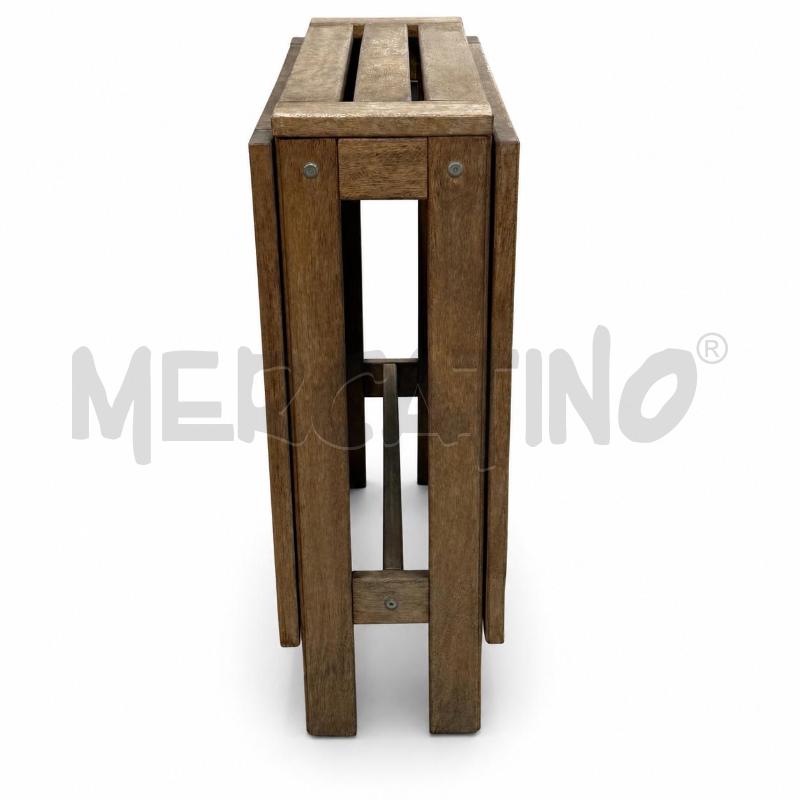 TAVOLO TEAK PIEGHEVOLE | Mercatino dell'Usato Roma torrevecchia 2