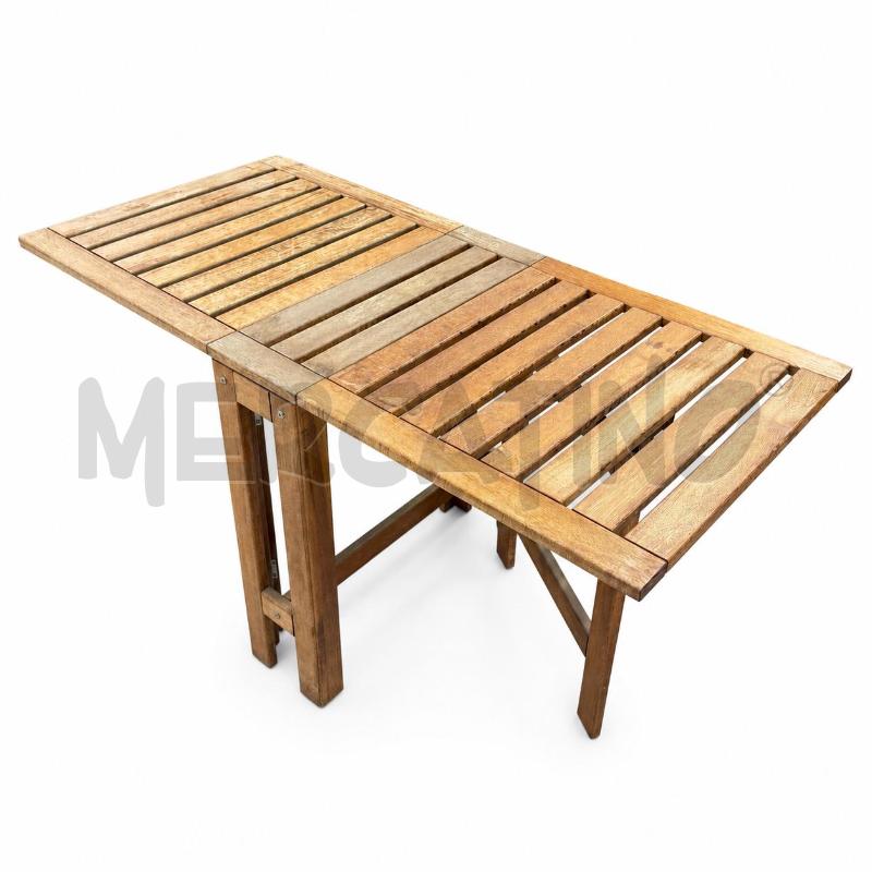 TAVOLO TEAK PIEGHEVOLE | Mercatino dell'Usato Roma torrevecchia 3