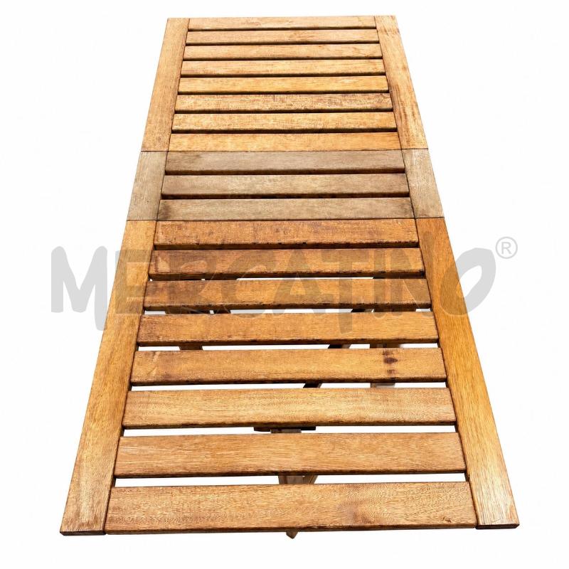 TAVOLO TEAK PIEGHEVOLE | Mercatino dell'Usato Roma torrevecchia 5