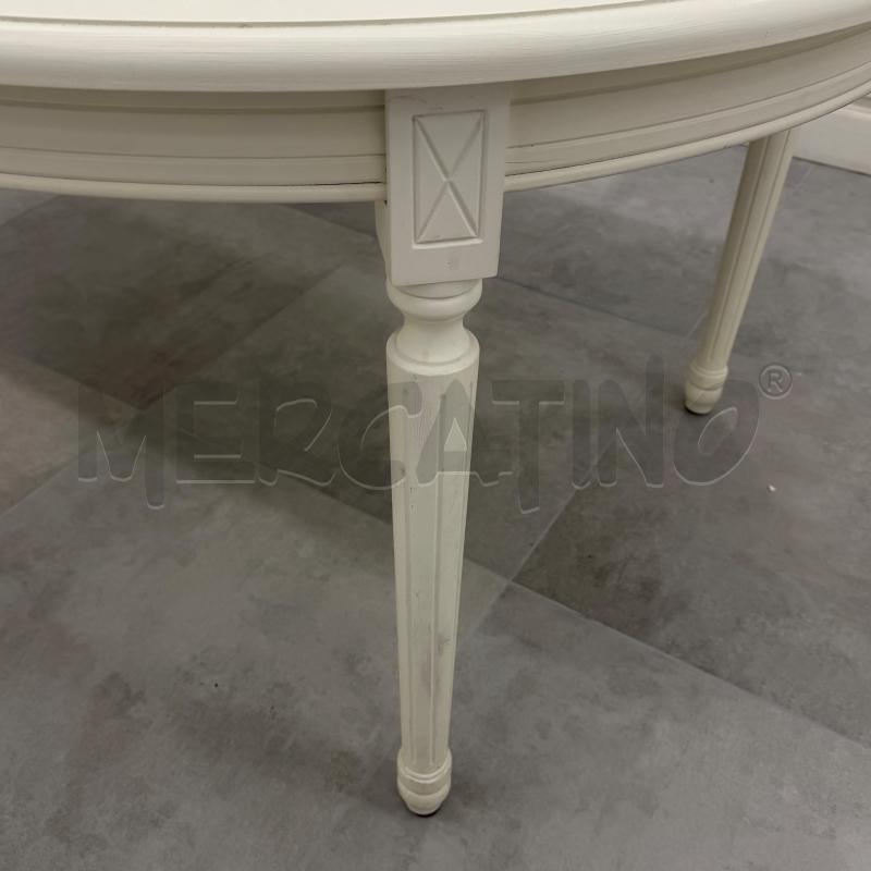 TAVOLO TONDO BIANCO MAISON DU MONDE+2PROLUNGHE DA 40CM | Mercatino dell'Usato Roma torrevecchia 2