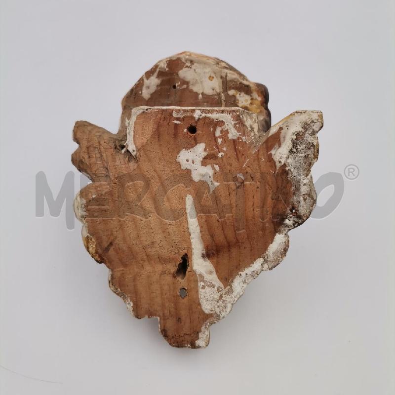 TESTA PUTTO LEGNO IMPERFEZIONI | Mercatino dell'Usato Roma torrevecchia 4