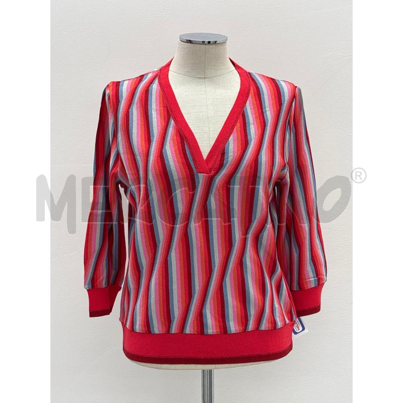 TOP ALDO MARTINS ROSSO RIGHE BLU | Mercatino dell'Usato Roma torrevecchia 1