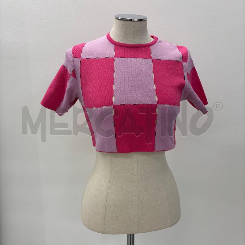TOP JACQUEMUS LE MAILLE GELATO ROSA  | Mercatino dell'Usato Roma torrevecchia 1