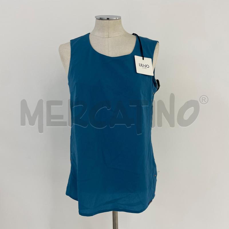 TOP LIUJO BLU STELLE LATERALI  | Mercatino dell'Usato Roma torrevecchia 1