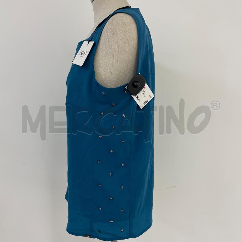 TOP LIUJO BLU STELLE LATERALI  | Mercatino dell'Usato Roma torrevecchia 2