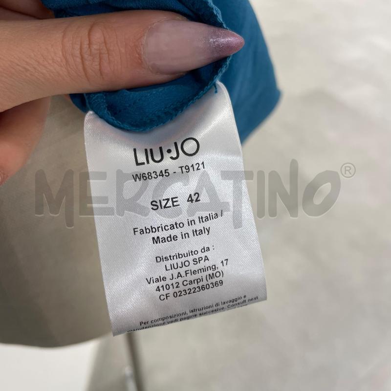 TOP LIUJO BLU STELLE LATERALI  | Mercatino dell'Usato Roma torrevecchia 5