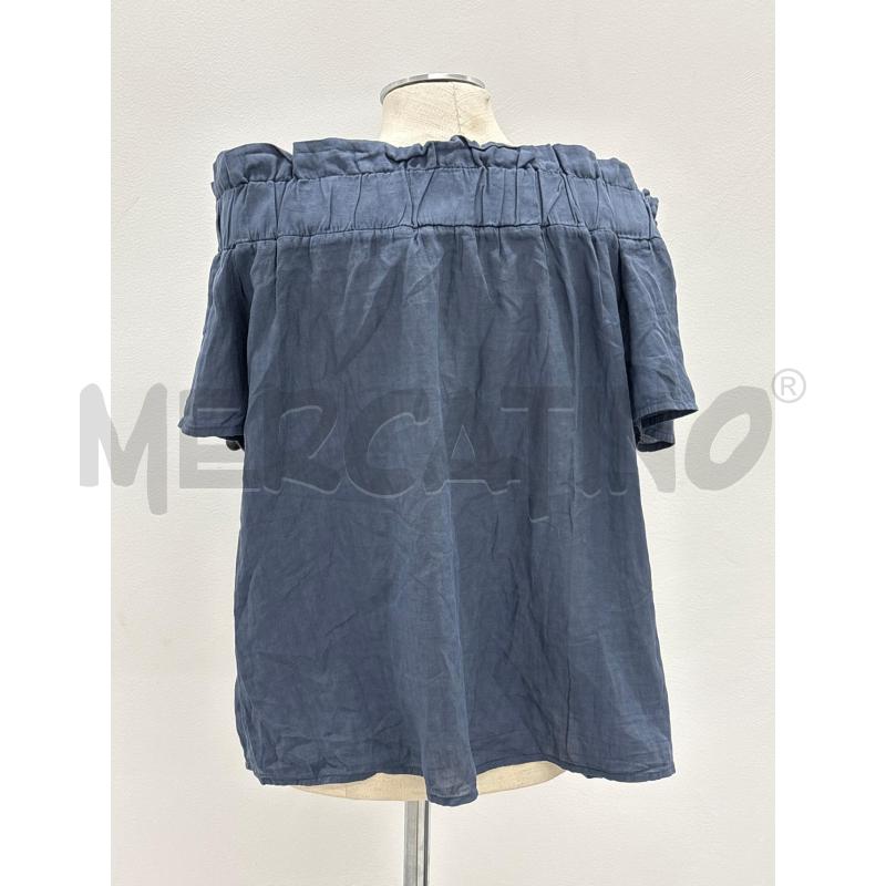 TOP MANILA GRACE BLU SPALLA ELASTICA | Mercatino dell'Usato Roma torrevecchia 3