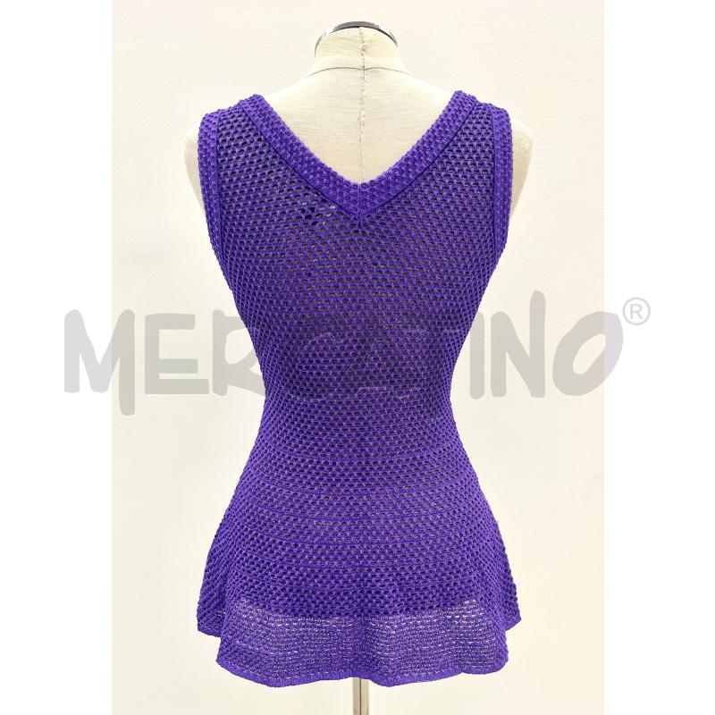 TOP MISSONI VIOLA TRAFORATO | Mercatino dell'Usato Roma torrevecchia 3