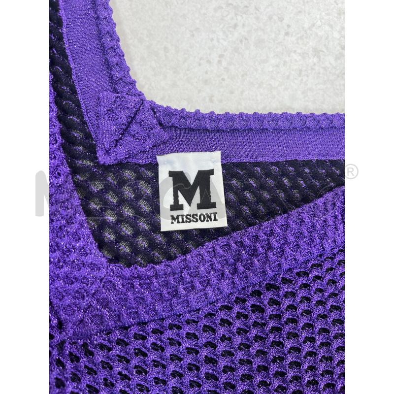 TOP MISSONI VIOLA TRAFORATO | Mercatino dell'Usato Roma torrevecchia 4