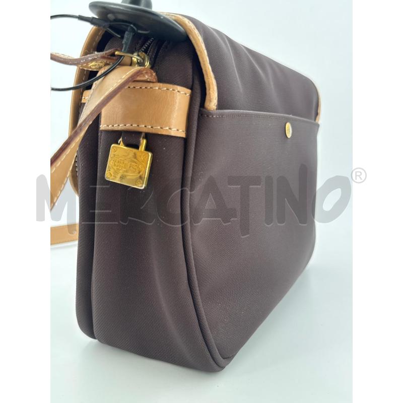 TRACOLLA DONNA BRIC'S MARRONE PROFILI BEIGE  | Mercatino dell'Usato Roma torrevecchia 2