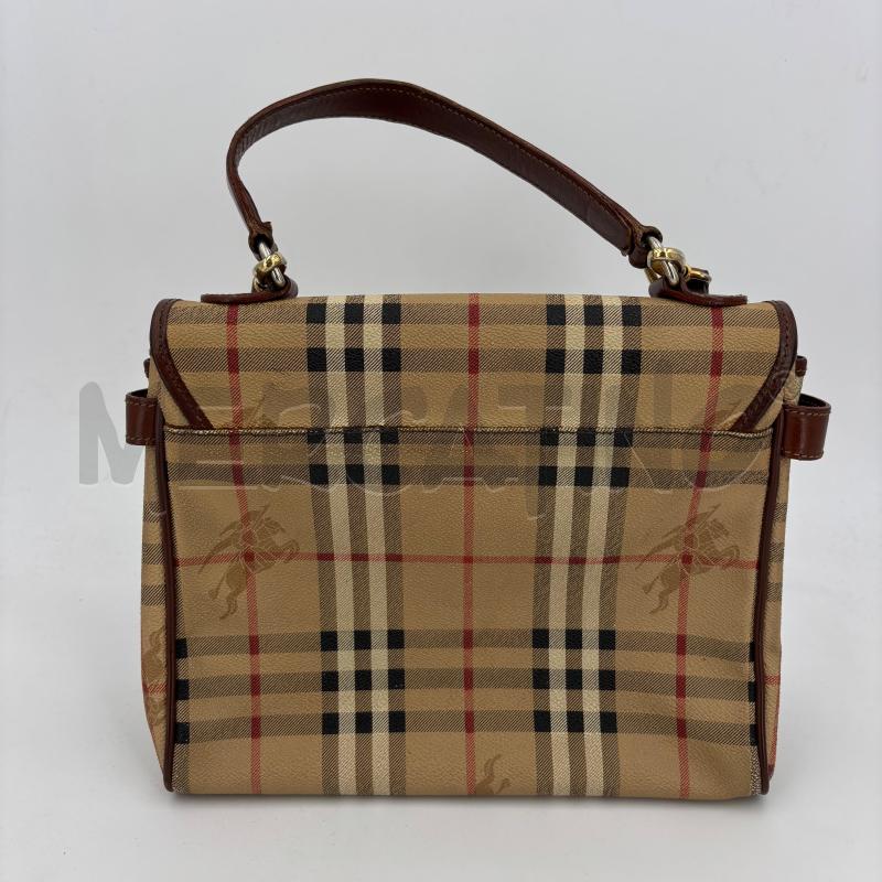 TRACOLLA D BURBERRYS CHECK HAYAMRKET KELLY | Mercatino dell'Usato Roma torrevecchia 2