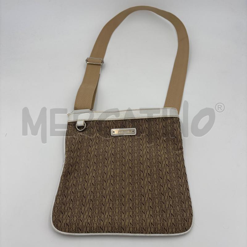 TRACOLLA D POLLINI MARRONE MONOGRAM BEIGE | Mercatino dell'Usato Roma torrevecchia 1