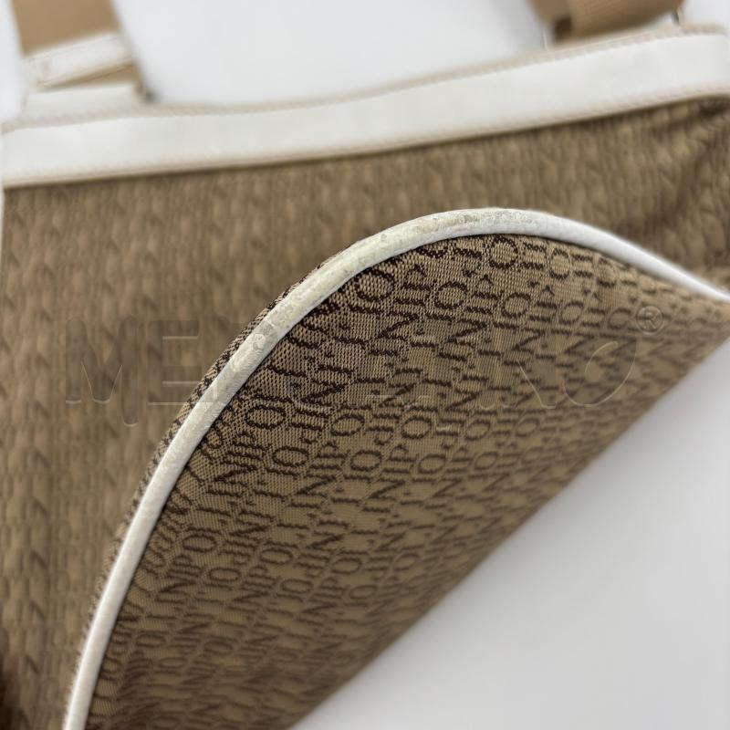 TRACOLLA D POLLINI MARRONE MONOGRAM BEIGE | Mercatino dell'Usato Roma torrevecchia 5