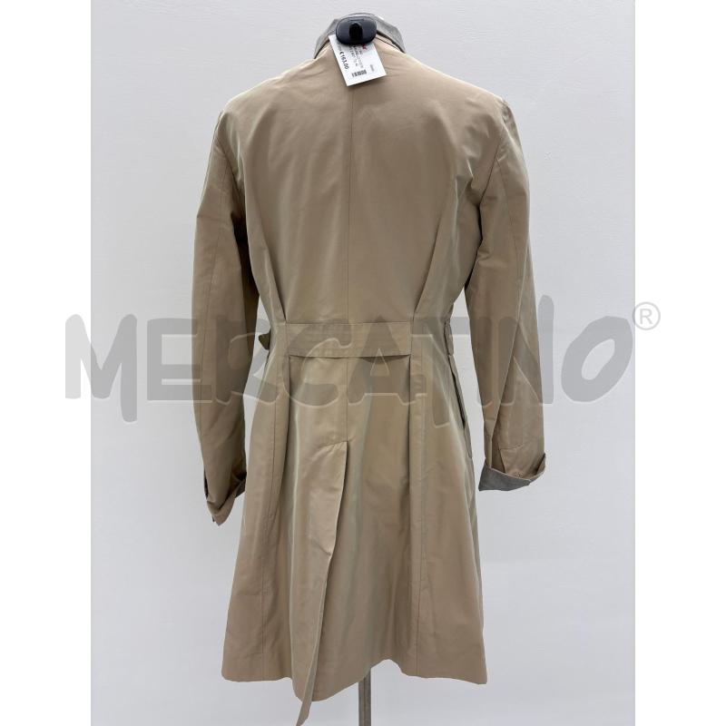 TRENCH BRUNELLO CUCINELLI BEIGE 2 BOTTONI | Mercatino dell'Usato Roma torrevecchia 3