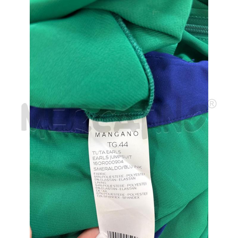 TUTA D MANGANO VERDE PROFILI BLU | Mercatino dell'Usato Roma torrevecchia 4