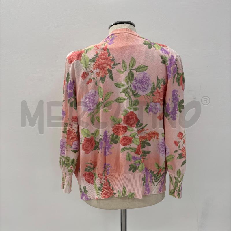 TWIN SET LUISA SPAGNOLI ROSA FIORI VIOLA ROSSI | Mercatino dell'Usato Roma torrevecchia 4