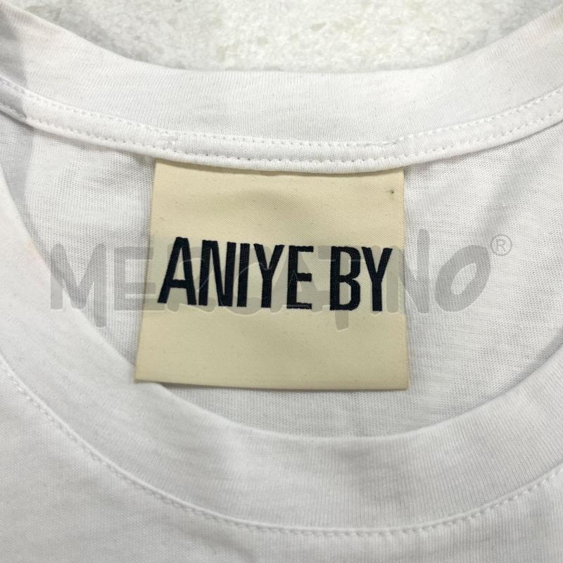 T SHIRT ANIYE BY BIANCA SPALLE TULLE POIS NERI  | Mercatino dell'Usato Roma torrevecchia 4