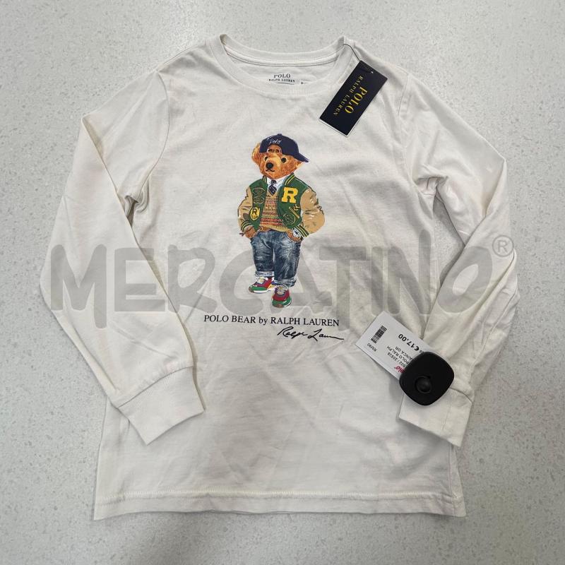 T SHIRT B POLO RALPH LAUREN BAINCA ORSACCHIOTTO | Mercatino dell'Usato Roma torrevecchia 1