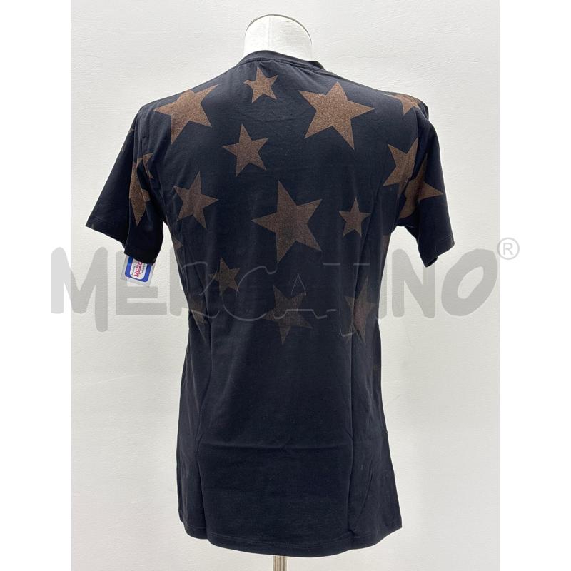 T SHIRT U M9P NERA STELLE MARRONI | Mercatino dell'Usato Roma torrevecchia 3