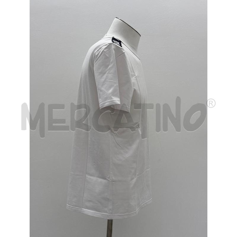 T SHIRT U MOSCHINO UNDERWEAR BIANCA FASCIA NERA SPALL | Mercatino dell'Usato Roma torrevecchia 2
