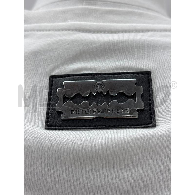 T SHIRT U PHILIP PLEIN BIANCA LOGO NERO | Mercatino dell'Usato Roma torrevecchia 4