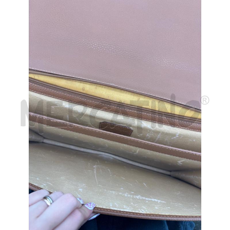 VALIGETTA 24 ORE FERRAGAMO MARRONE PELLE | Mercatino dell'Usato Roma torrevecchia 5