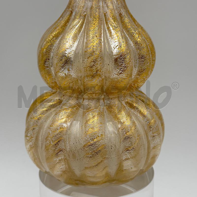 VASO BAROVIER TOSO FOGLIA ORO MURANO CREPA | Mercatino dell'Usato Roma torrevecchia 3