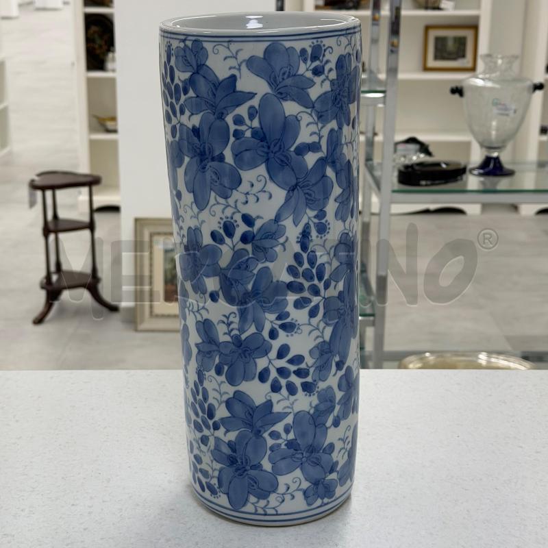 VASO CER BIA FIORI BLU | Mercatino dell'Usato Roma torrevecchia 1