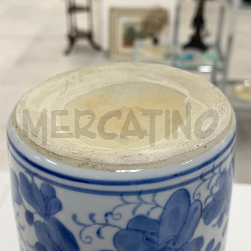 VASO CER BIA FIORI BLU | Mercatino dell'Usato Roma torrevecchia 5