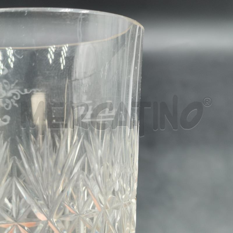 VASO CRIST LAVORATO INIZIALI 1/4 | Mercatino dell'Usato Roma torrevecchia 5