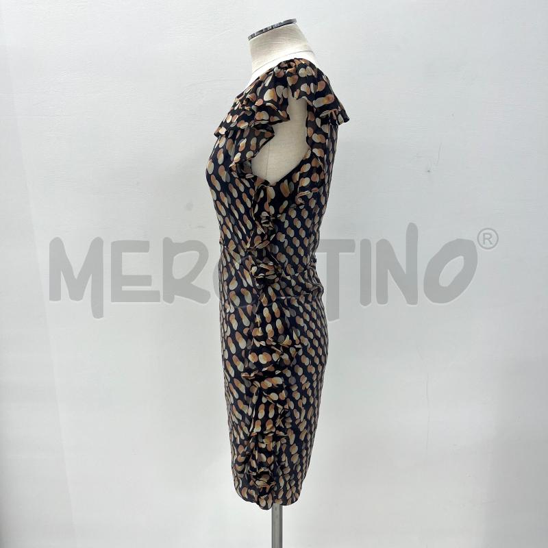 VESTITO ADELE FADO NERO POIS ARANCIO BEIGE  | Mercatino dell'Usato Roma torrevecchia 2