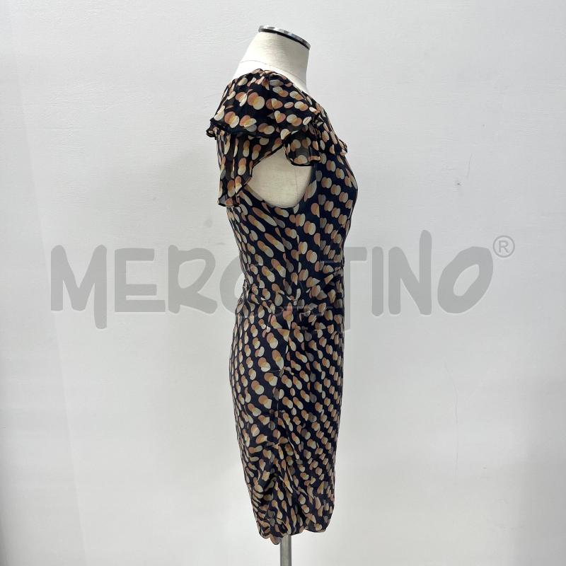 VESTITO ADELE FADO NERO POIS ARANCIO BEIGE  | Mercatino dell'Usato Roma torrevecchia 4