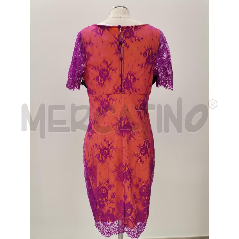 VESTITO CHRISTIE A PORTER FUCSIA TRAFORATO INT ARANCIO | Mercatino dell'Usato Roma torrevecchia 2
