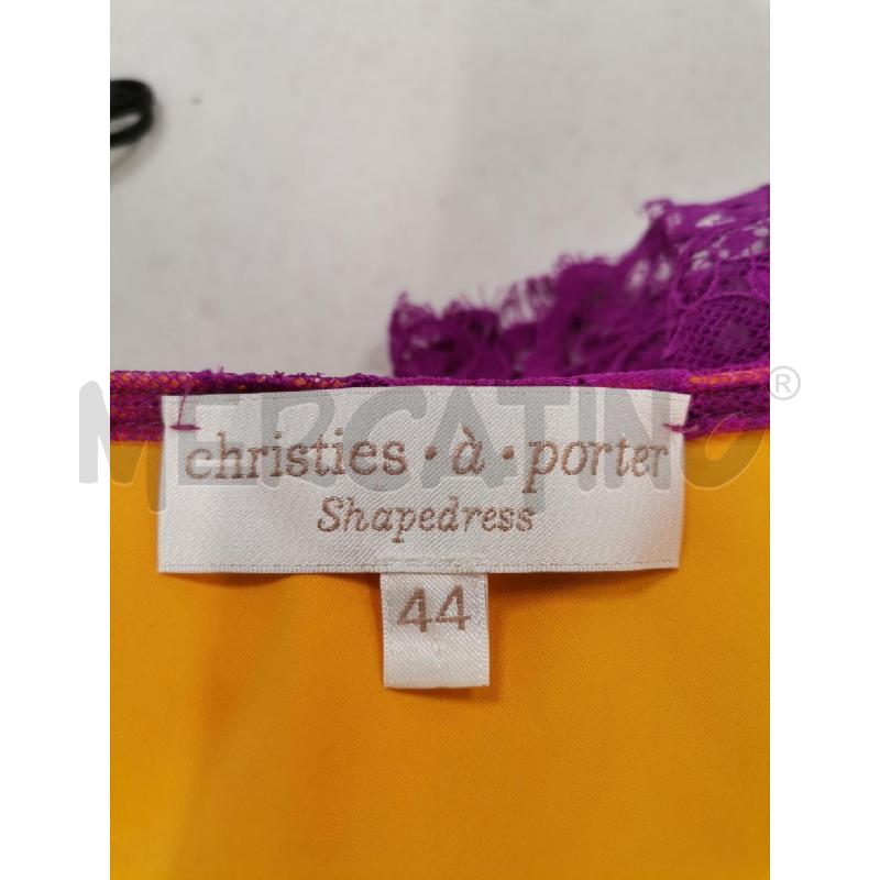 VESTITO CHRISTIE A PORTER FUCSIA TRAFORATO INT ARANCIO | Mercatino dell'Usato Roma torrevecchia 5